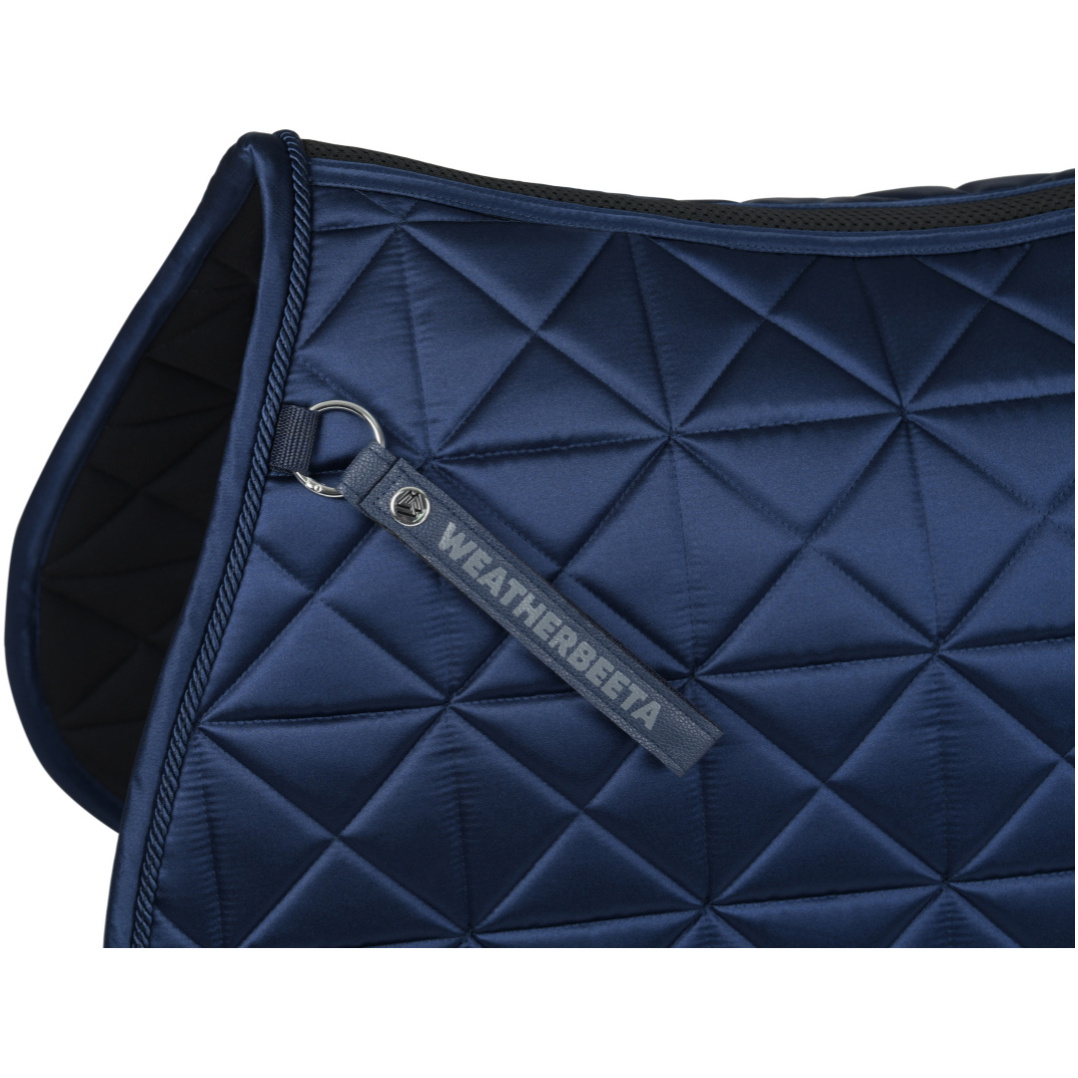 2026 WeatherBeeta Satin Luxe Air-Tec Euro Saut En Forme Tapis De Selle 1030349 - Navy